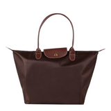 Waterproof Tote Handbag with Leather Straps